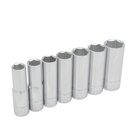 Urrea 1/2" drive 6-point deep socket set 7PC 5300H